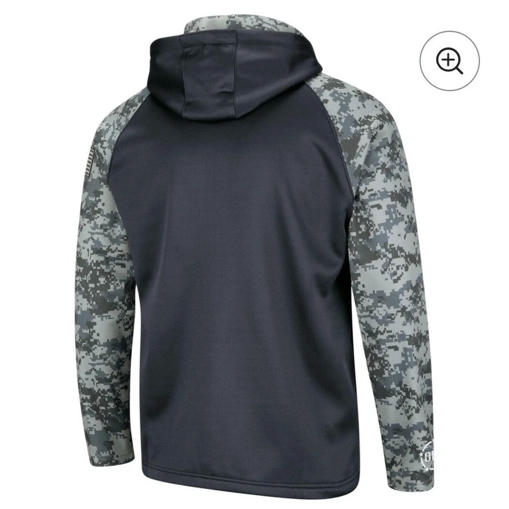 Iowa Hawkeyes Colosseum OHT Military Appreciation Camo Raglan Hoodie‎ Men's M